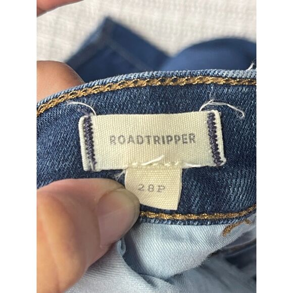 Madewell Women’s Roadtripper Jeans – 28 Petite, Dark Wash Skinny Stretch Denim - Picture 9 of 11